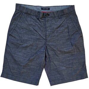 Tommy Hilfiger Shorts Men 32 Navy Classic 100% Cotton Preppy Modern Everyday